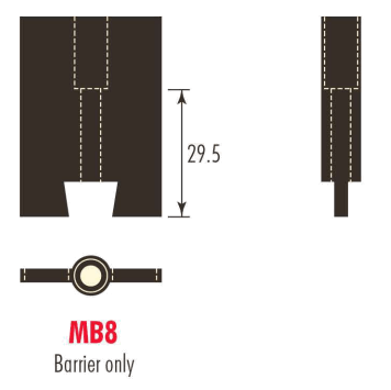 Diagram of the MB8 Barrier only