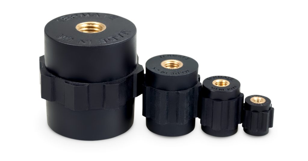 Photograph of Termate's ranges of insulating standoffs